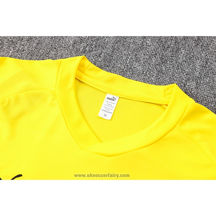Tracksuit Borussia Dortmund Short Sleeve 2022-2023 Yellow - Shorts